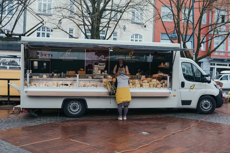 Bielefeld Siegfriedplatz - Eindrücke von unserem Markstand